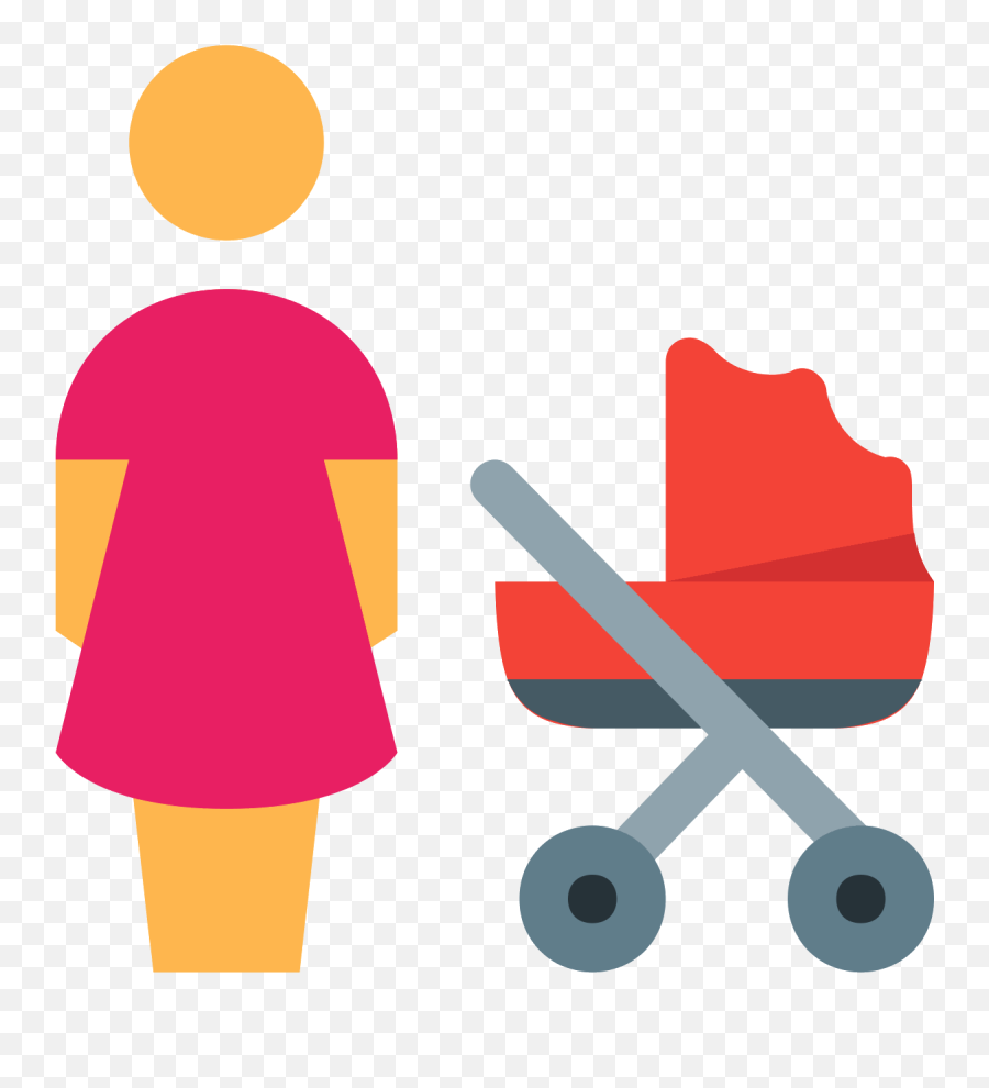 Icon Shows A Mother Standing Next - Icon Emoji,Baby Chick Emoji