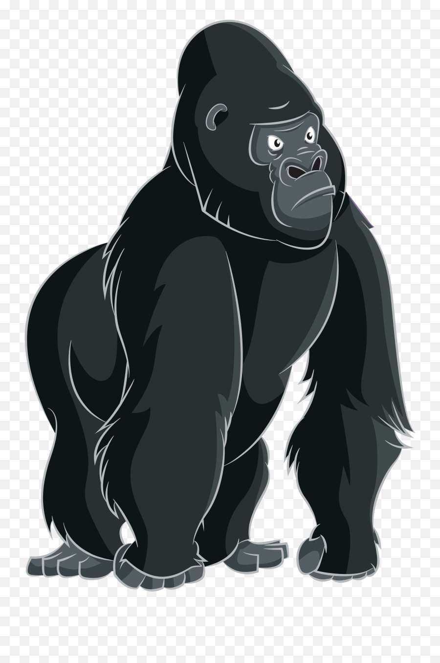 Gorilla Clipart Ape Gorilla Ape Transparent Free For - Gorilla Clipart Png Emoji,Gorilla Emoji