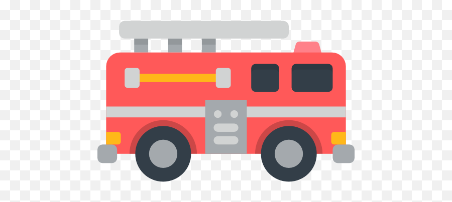 Fire Engine Png - Fire Truck Icon Png Emoji,Fire Truck Emoji