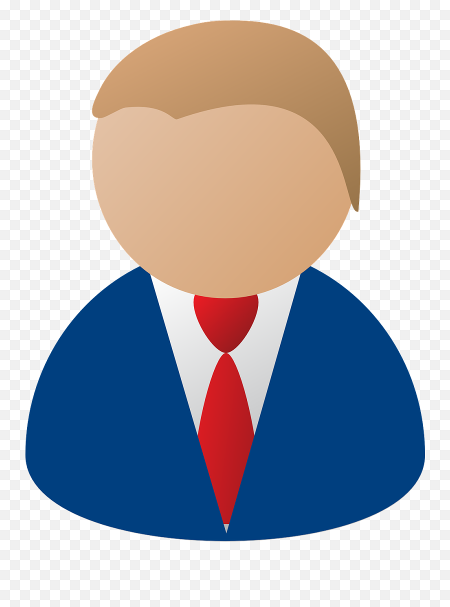 Business Person Blue Businessman Man - Clip Art Person Head And Shoulders Emoji,Question Mark Emoji Apple
