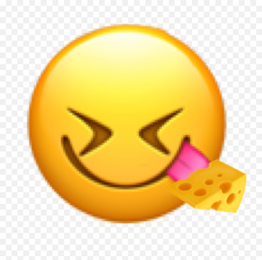 The Newest Cheese Stickers - Smiley Emoji,Cheesy Emoji