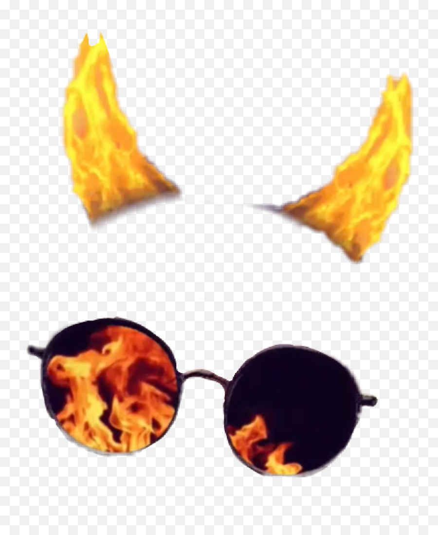 Snapchat Snapchatfilter Mask Glasses - Flame Emoji,Glasses Emoji Snapchat
