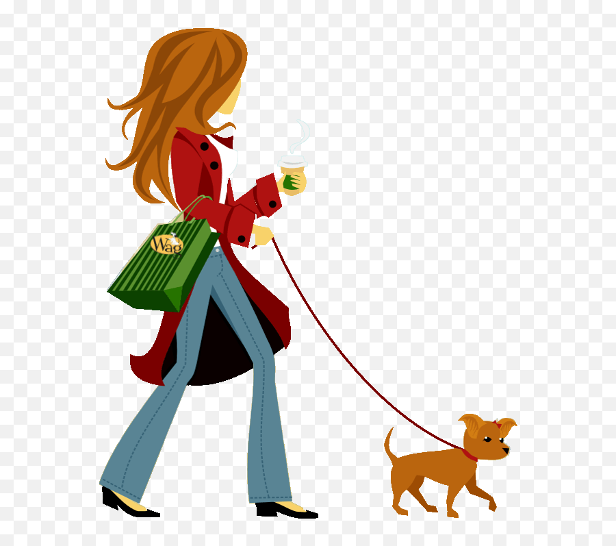 Dog Walking Png Download Png Files - Girl Walking With Dog Clipart Emoji,Walking Girl Emoji