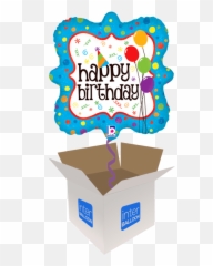 Happy Birthday Husband Balloons - Golf Emoji