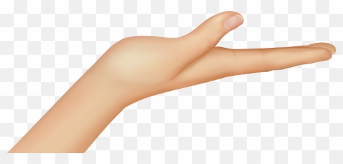 Hand Transparent Png Clipart Free - Flat Emoji