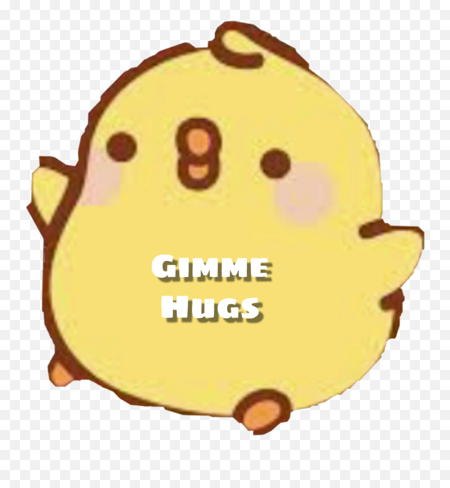 Hug Hugs Hugme Duck Anime Chick Cute Freetoedit Emoji,Emoji For Hugs