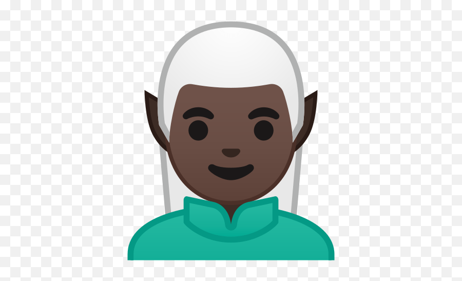 Man Elf Emoji With Dark Skin Tone Meaning And Pictures - Icon Elf,Emoji 5.0