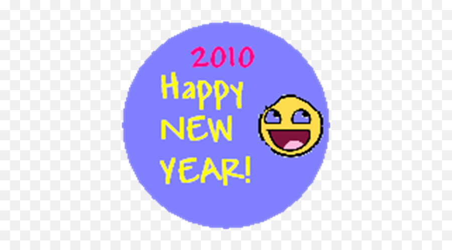 Oh Em Gee 2010 Happy New - Castle Emoji,Happy New Year 2016 Emoticon