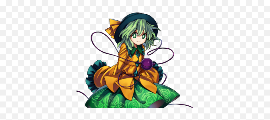 Say Something About The Cute Girl Above You V27 - Hello Koishi Komeiji Emoji,Mistress Emoji