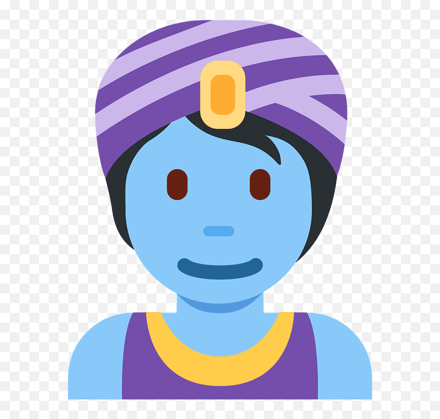 Genie Emoji Clipart - Genie Emoji Twitter,Zombie Emoji Android