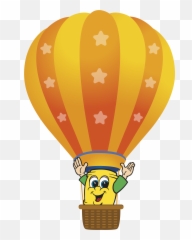 Bgmc Above And Beyond Clipart - Hot Air Balloon Kid Girl Png Emoji,Raises Hand Emoji