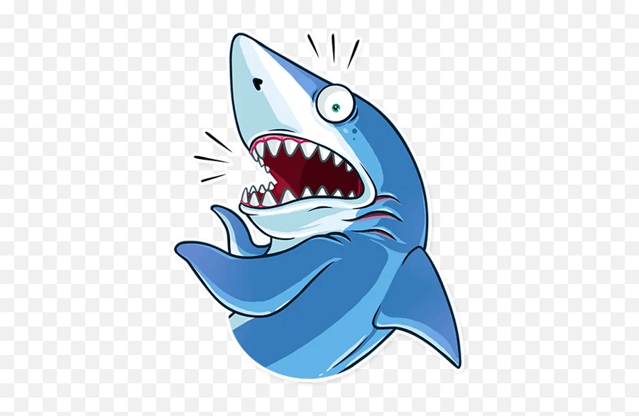 Its A Stickers Set For Telegram - Great White Shark Emoji,Shark Emoji