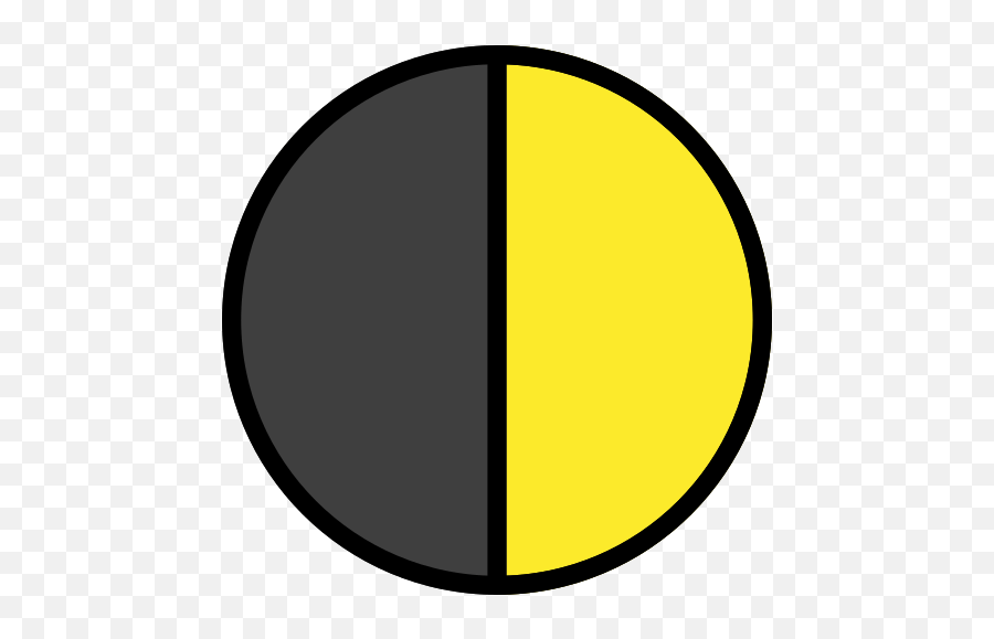 First Quarter Moon Symbol - Circle Emoji,Emoji Symbol Meaning