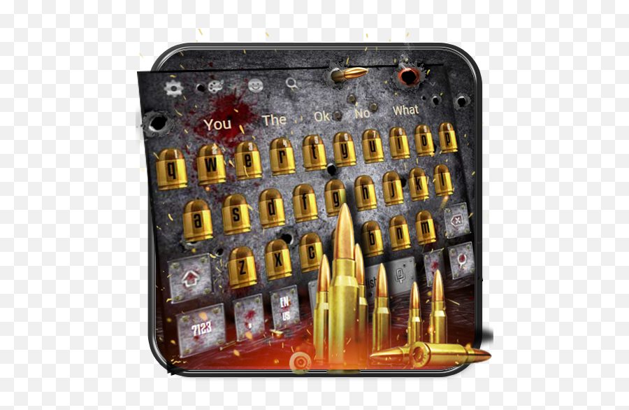 Bullet Battle Keyboard Theme - Bullet Emoji,Bullet Emoji