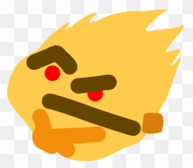 Thonk Emoji Of Gilgamesh - Thinking Emote