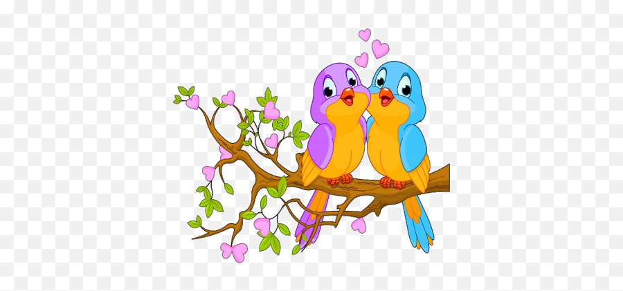 Love Birds Cartoon Bird Images - Cliparts Birds Emoji,Emoji Movi