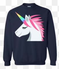 Unicorn Face Emoji Sweatshirt u2013 That Merch Store - Ford Ugly Christmas Sweater