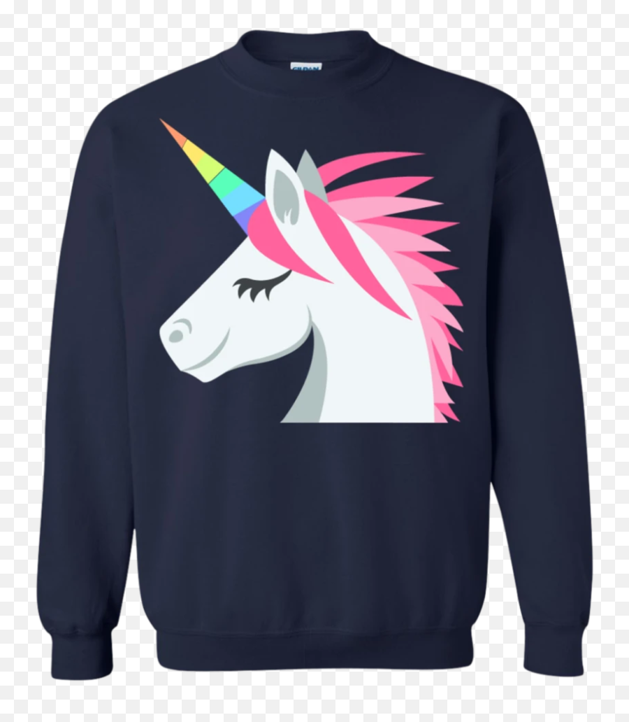 Unicorn Face Emoji Sweatshirt U2013 That Merch Store - Ford Ugly Christmas Sweater,Throne Emoji