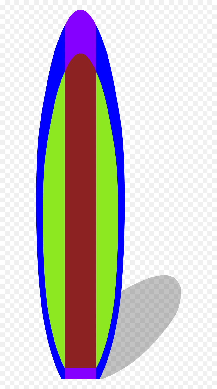 Surfboard Surf Board Clipart Clipart 3 - Clipartix Vertical Emoji,Surfboard Emoji