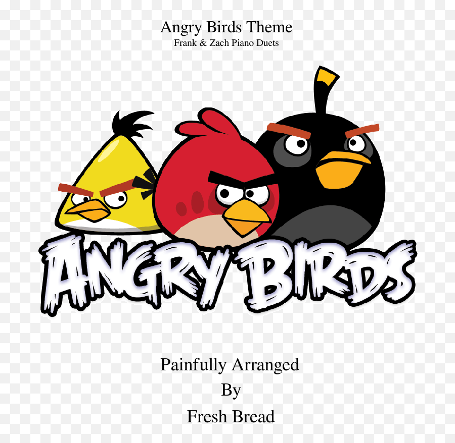 Download Hd Angry Birds Theme - Angry Birds Theme Png Emoji,Emoji Angry Birds