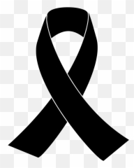Cancer Logo Png - Free Black Ribbon Vector Emoji,Breast Cancer Ribbon Emoji