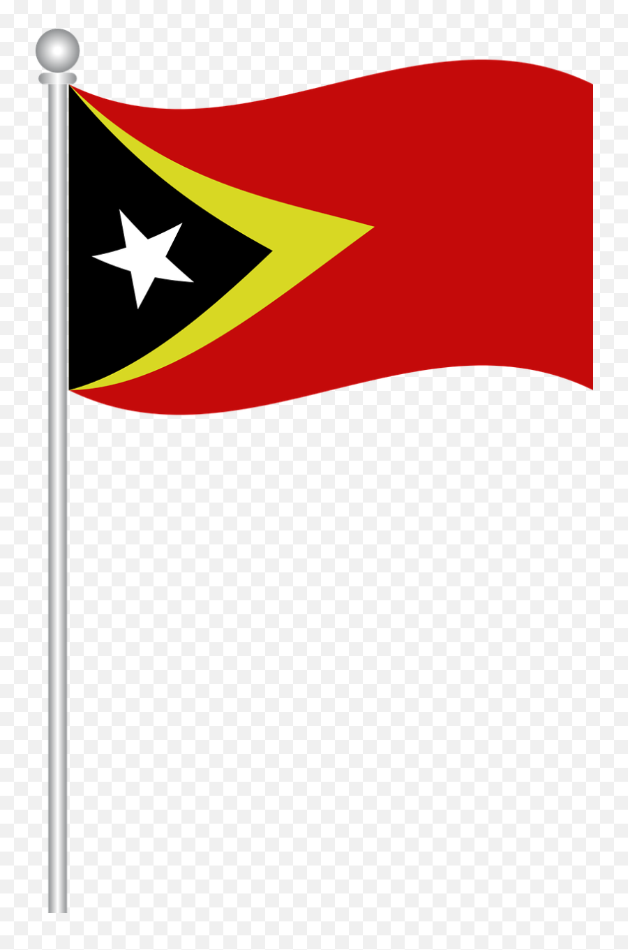 East Timor Flag East Timor World Flags - Png Trinidad And Tobago Flag Emoji,Flags Of The World Emoji