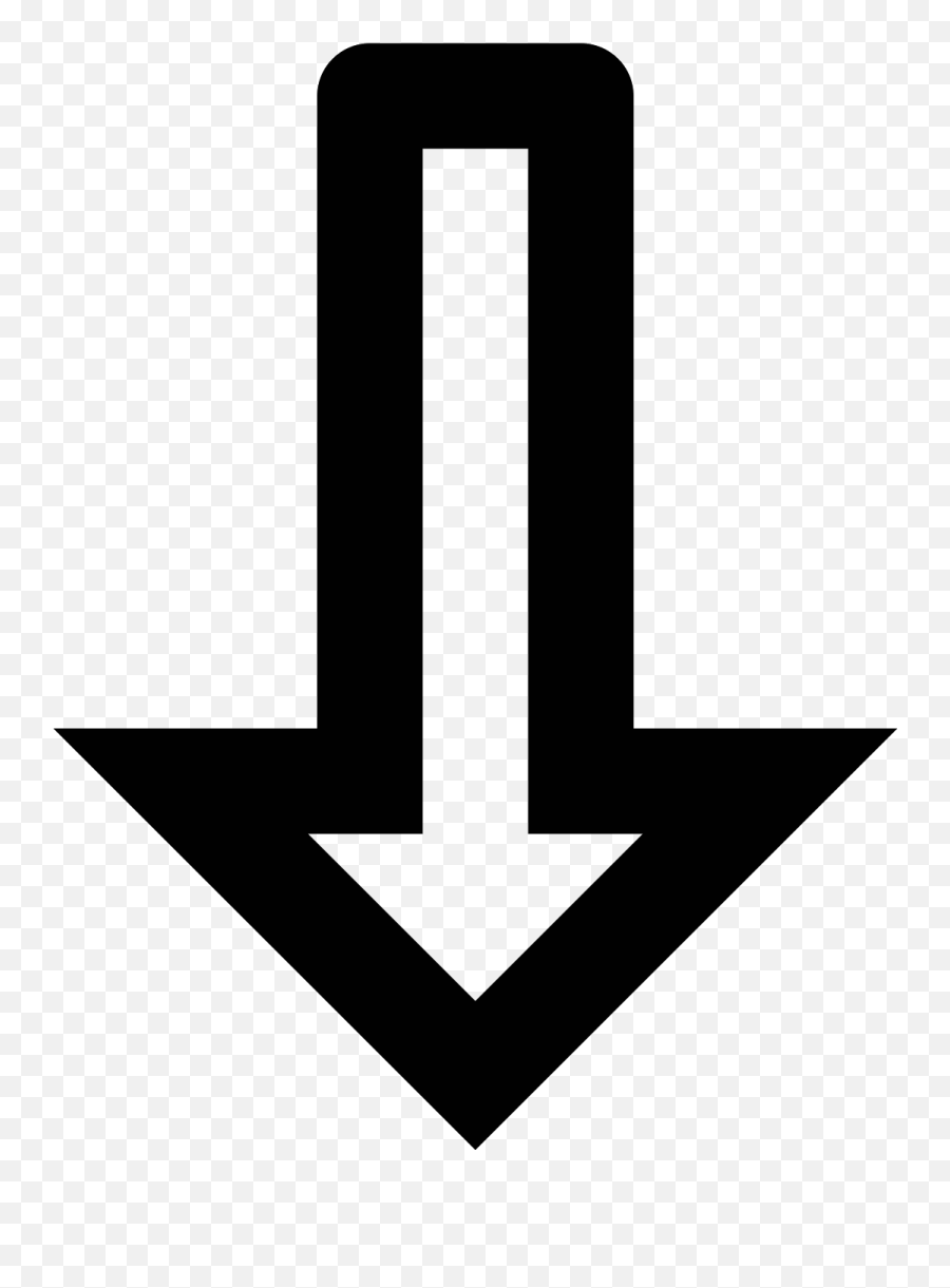 Pointing Down Symbol - Arrow Pointing Down Transparent Emoji,Hand Pointing Down Emoji