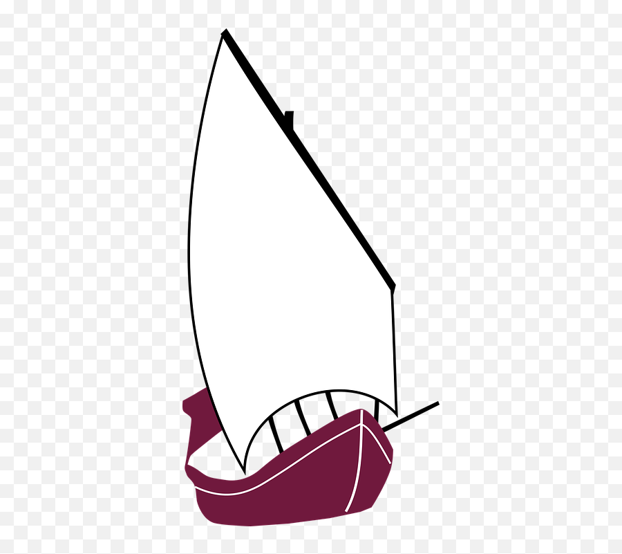 Free Sailing Boat Boat Vectors - Qatar Flag Clip Art Black And White Emoji,England Flag Emoji