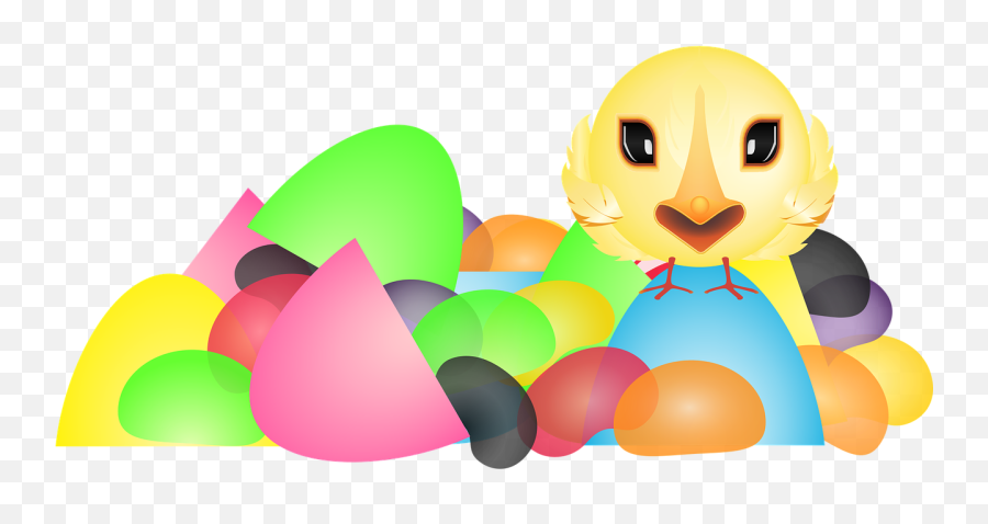 Graphic Chick Plastic Easter Eggs Plastic Eggs Easter - Cartoon Emoji,Tea Emoji