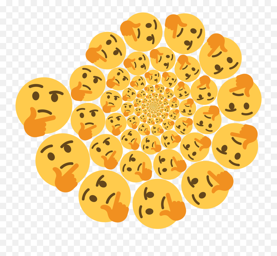 Thinking - Circle Emoji,Chocolate Chip Cookie Emoji