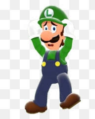 Scared Meme Templates - Luigi Transparent Background Emoji