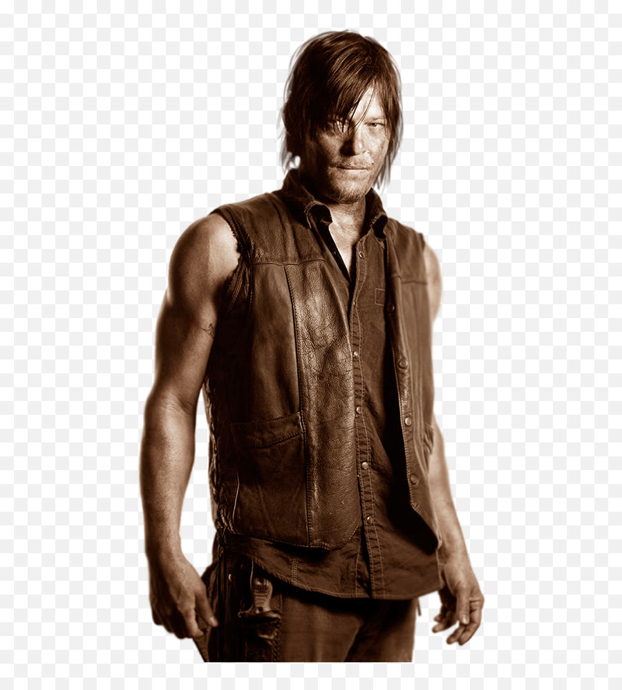 Beth Greene Rick Grimes Norman Reedus - Walking Dead Daryl Season 4 Emoji,Leather Jacket Emoji