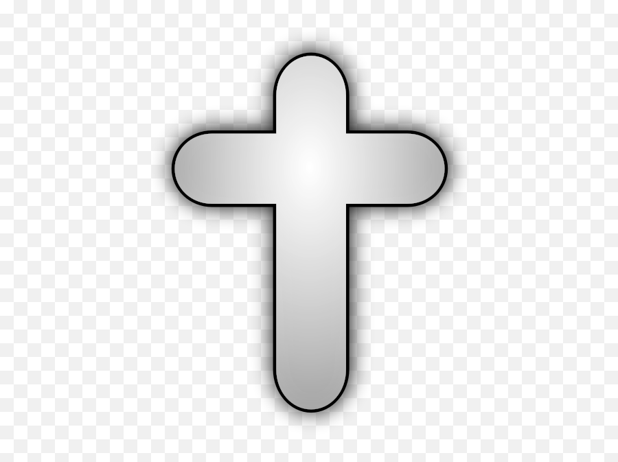 Vector Image Of Christian Cross - Clip Art Emoji,Jesus Cross Emoji Symbol