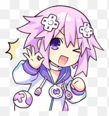 Neptune - Nep Nep Stickers Emoji,Neptune Emoji