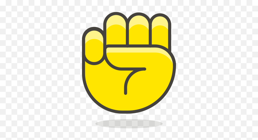 Raised Fist Free Icon Of 780 Free Vector Emoji - Icon,Emoji Fist