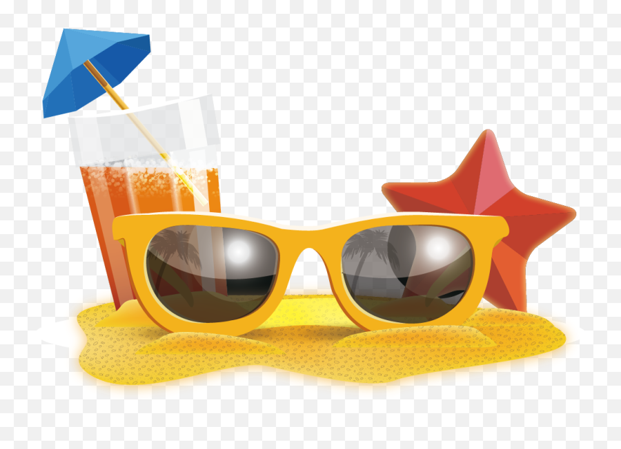 Swag Glasses Png - Sunglasses Emoji Clipart Beach 7 1181 X Clip Art,Sunglasses Emoji