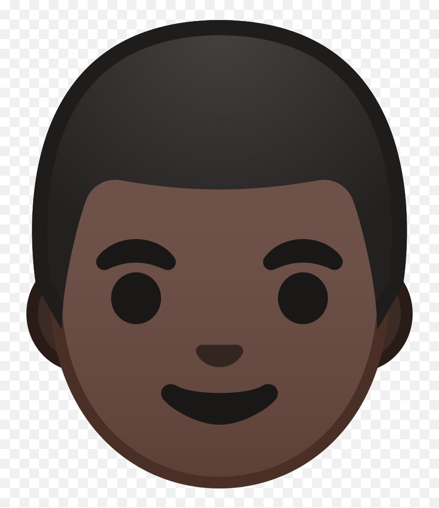 Man Dark Skin Tone Icon - Human Emoji Faces,Black Man Emoji