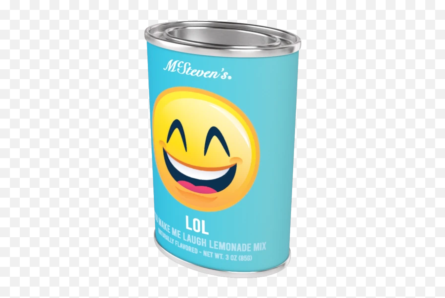 Emoji Lemonade - Lol You Make Me Laugh 3oz Oval Tin Happy,Raspberry Emoji