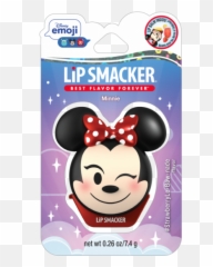 Disney Emoji Minnie Strawberryle - Lip Smacker Disney Emoji Minnie Lip Balm,Lip Emoji