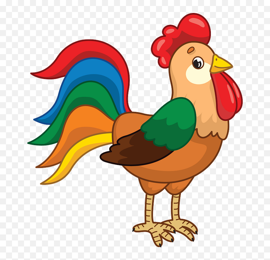 Rooster Clipart - Rooster Clipart Png Emoji,Rooster Emoji - free ...