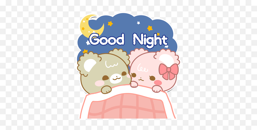 Good Night Funny Animated Graphic Find Make Share Gfycat - Cute Good Night Kiss Gif Emoji,Good Night Emoji