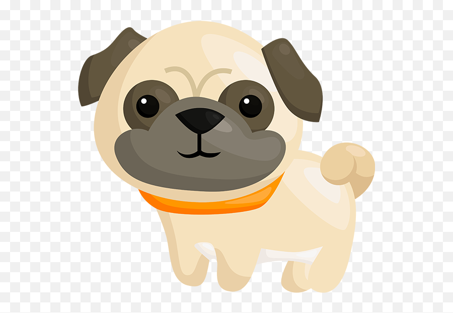 Pug Emoji Stickers - Dog Emoji Transparent Background,Pug Emoji