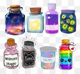 Jessicastuber Potion Bottle Sticker - Cute Potion Bottles Emoji,Potion Emoji
