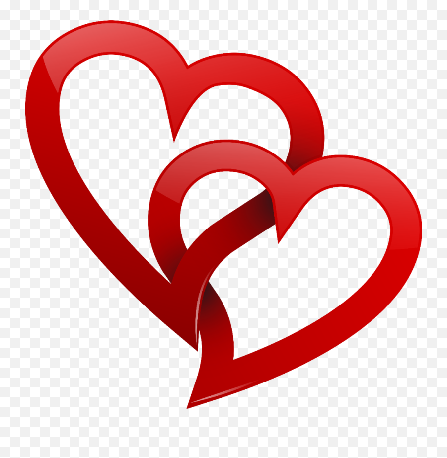 Heart Clip Art - Love Heart Png Hd Emoji,Red Heart Emoji Png