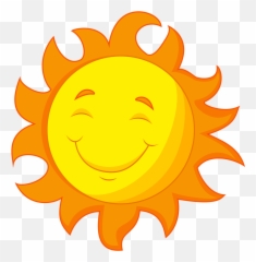 Library Of Chill Sun Png Files Clipart Art 2019 - Sol Amarelo E Laranja Emoji