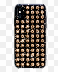 EXTRAVAGANZA BLACK GALAXY hard cover with Swarovski Crystals for iPhone u0026 XS - Denture Tooth Sieve Emoji