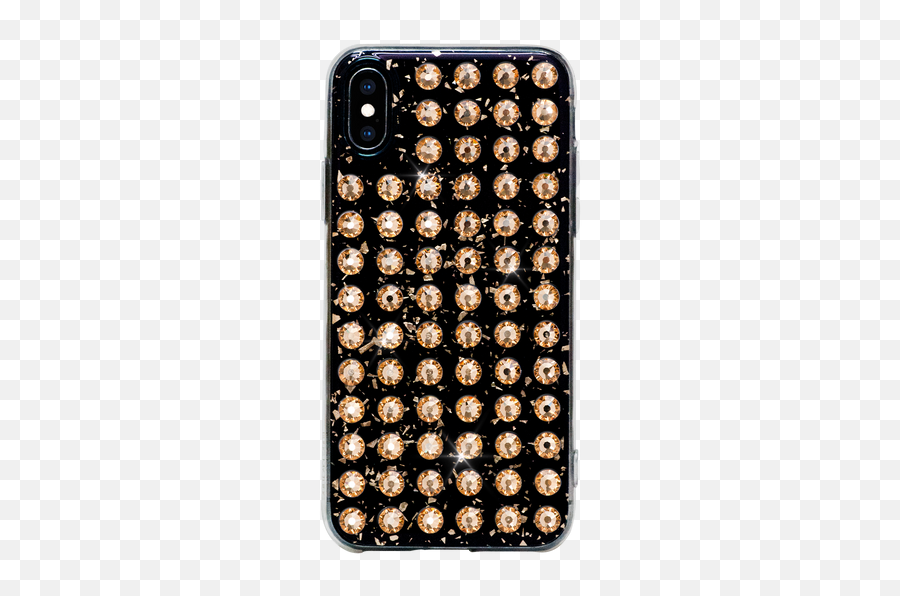 Extravaganza Black Galaxy Hard Cover With Swarovski Crystals For Iphone X U0026 Xs - Denture Tooth Sieve Emoji,B====d Emoticon
