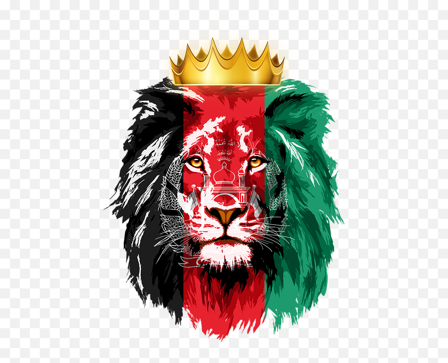 Lion King Crown - Afghanistan Flag Wallpaper Lion Emoji,Egypt Flag Emoji