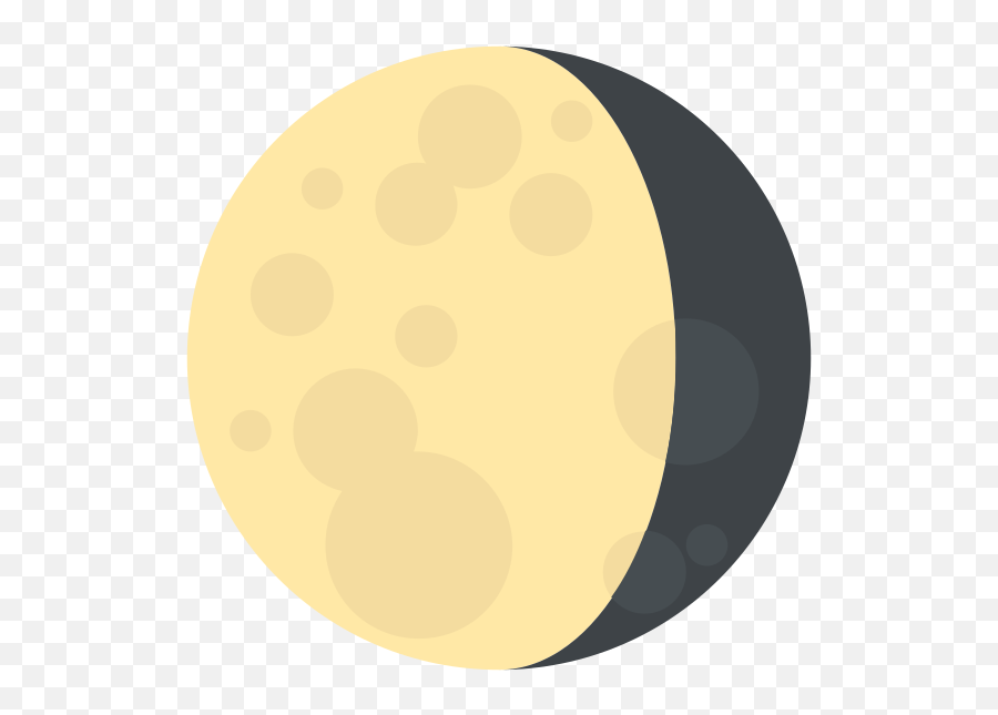 Emojione 1f316 - Waning Gibbous Moon Cartoon Emoji,Wide Eyed Emoji