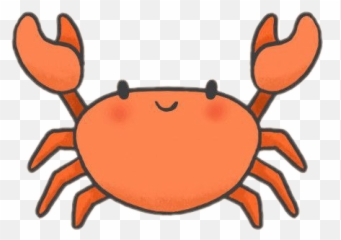 Crab Crabby Cute Animal Sea Island Kawaii Crabs - Cute Crab Drawing Emoji,Crab Emoji